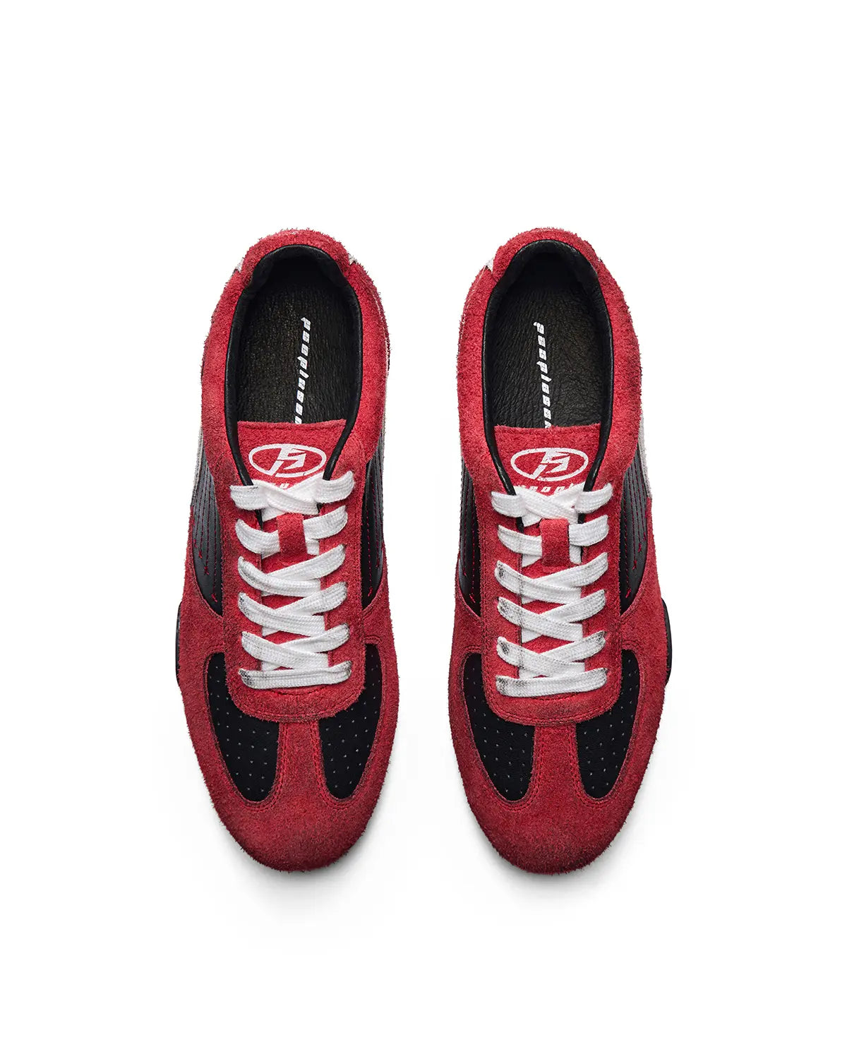 Peoplesense 07 Racer Suede Retro Trainer Red
