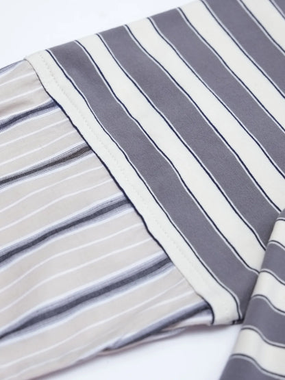 Peoplesense Striped Long-Sleeved Polo