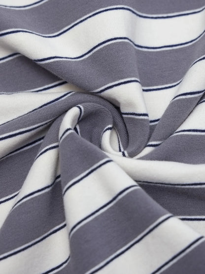 Peoplesense Striped Long-Sleeved Polo