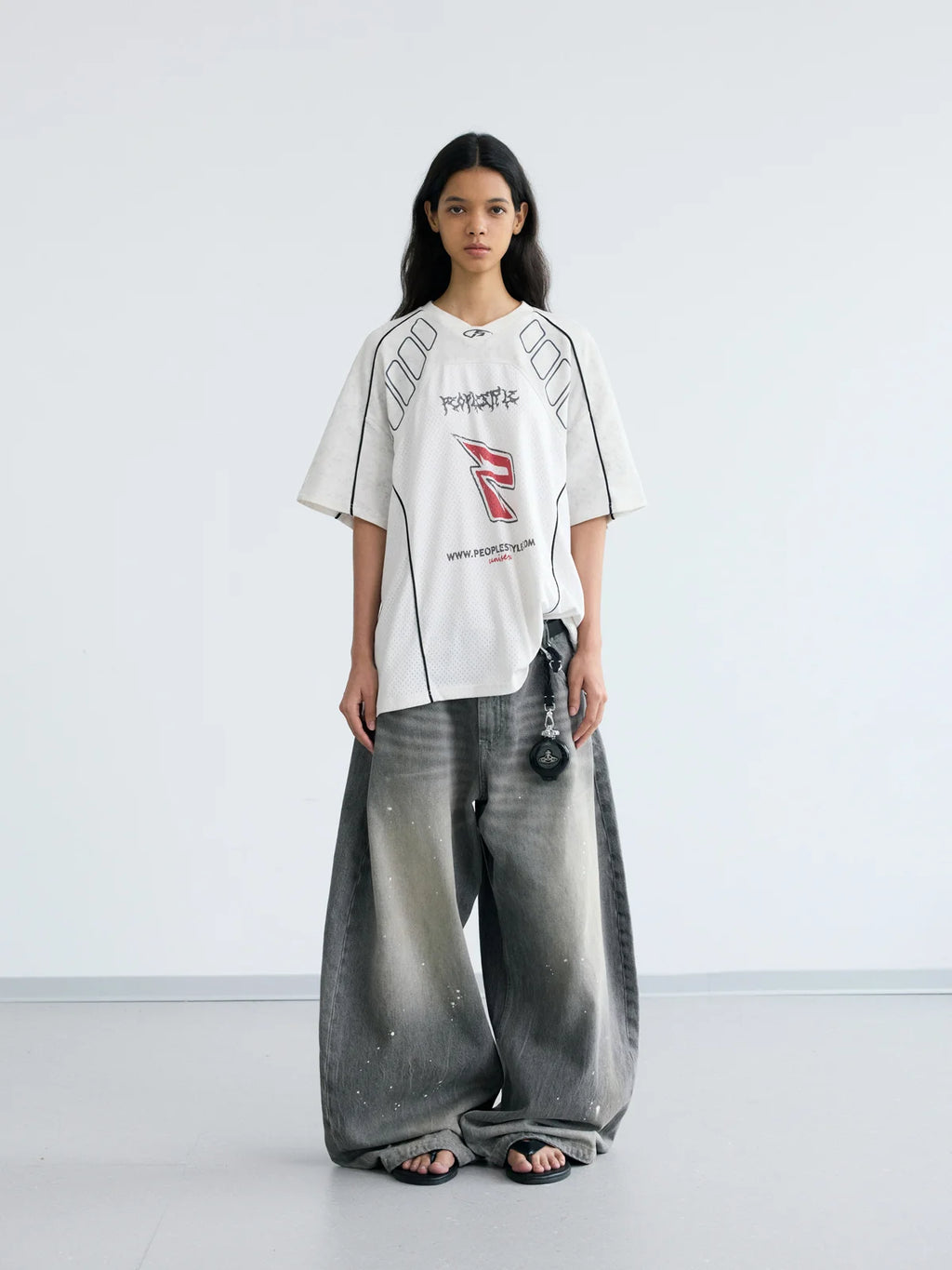 Peoplesense Racer Aesthetic Mesh Jersey T-Shirt
