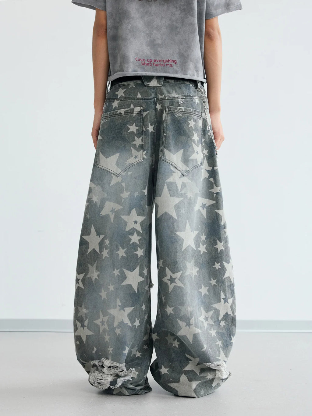 Peoplesense Star Distressed Curve Jeans
