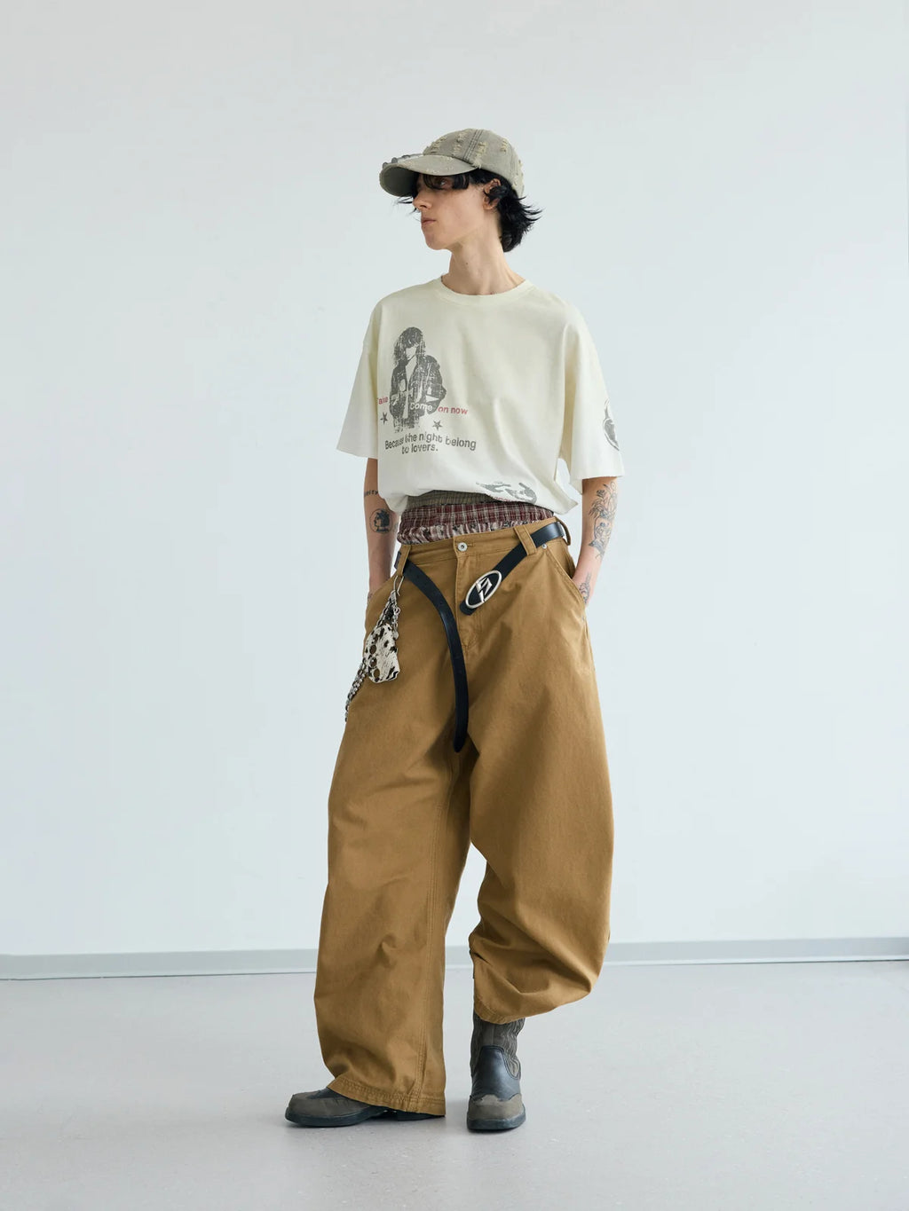 Peoplesense 'Love' Vintage Print T-shirt