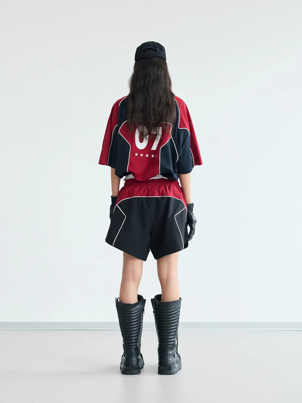 Peoplesense Deconstructed Contrasting Colors Jersey Tee