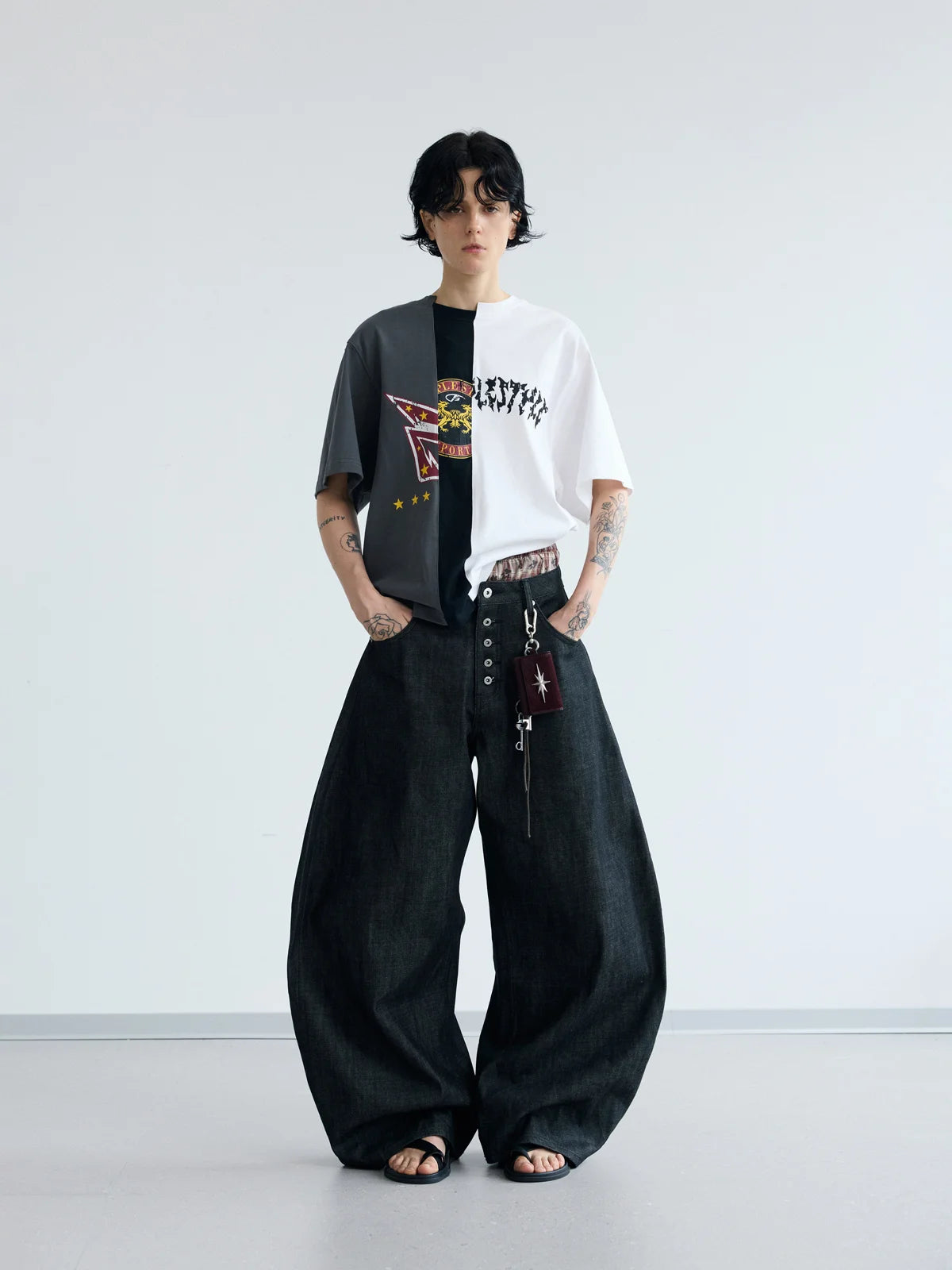 Peoplesense Black Raw Denim Jeans with Button Fly – peoplesense