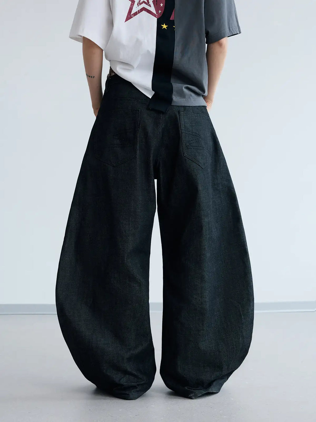 パンツ Peoplesense Black Raw Denim Peoplesense Black Raw Denim Jeans with Button Fly – peoplesense