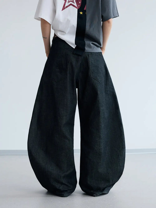 Peoplesense Black Raw Denim Jeans with Button Fly – peoplesense