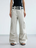Peoplesense Double Belted Vintage Cargo Pants