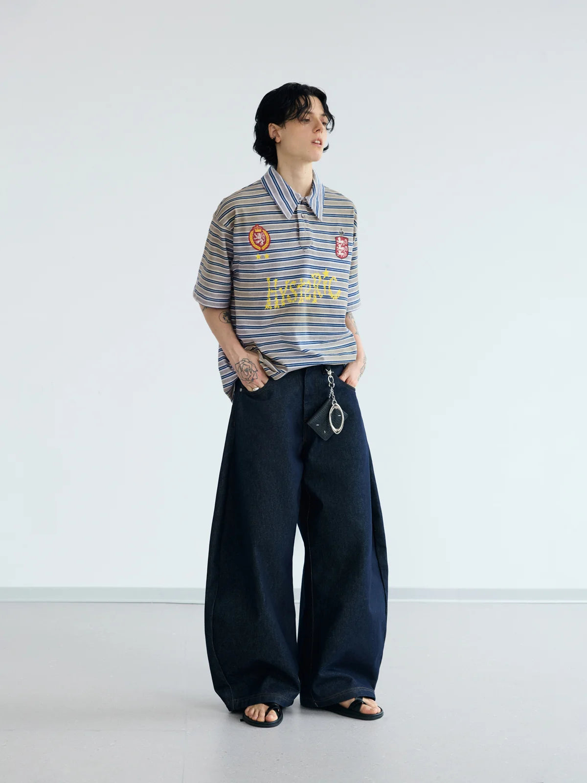 Peoplesense Dirty Washed Retro  Polo