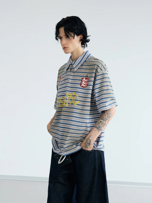 Peoplesense Dirty Washed Retro  Polo