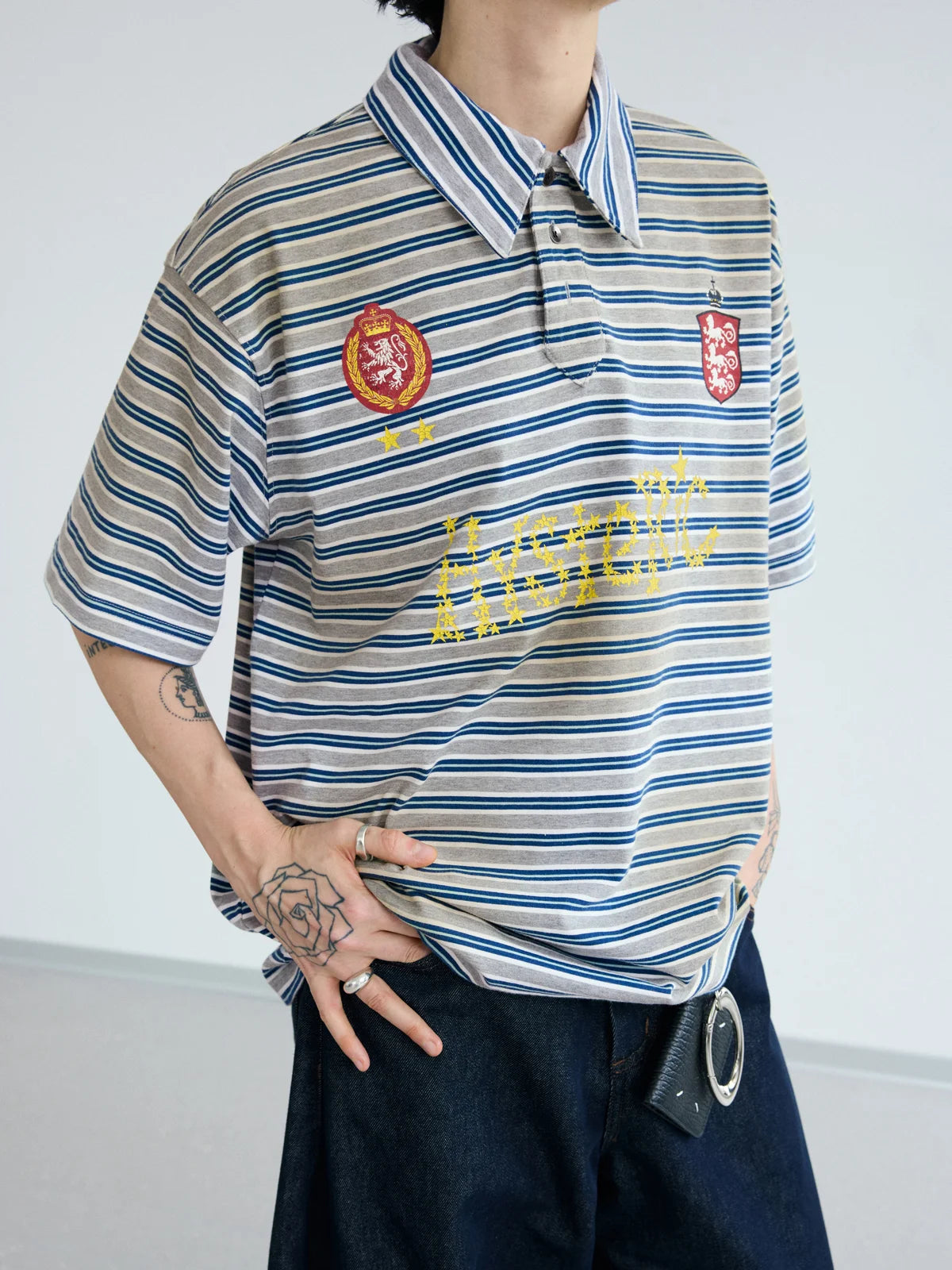 Peoplesense Dirty Washed Retro  Polo