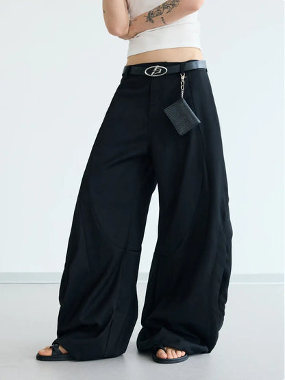 Peoplesense Black 3D Cutting Trousers