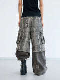 Peoplesense Paint Splash Baggy Cargo Pant