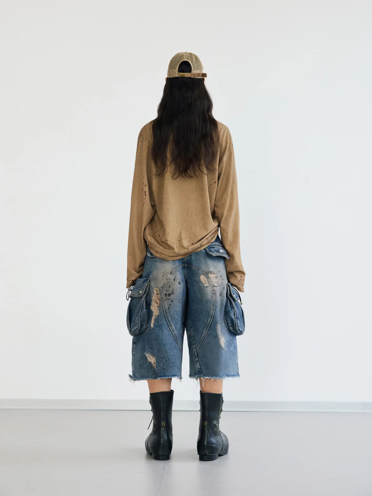 Peoplesense Forge Arc Crop Denim Jorts