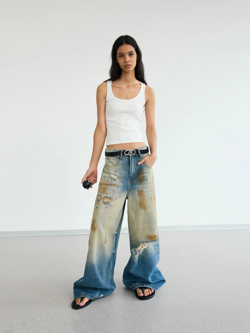 Peoplesense Mud Dyed Vintage Distressed Jeans(Limited) – peoplesense Peoplesense Mud Dyed Vintage Distressed Jeans(Limited) – peoplesense