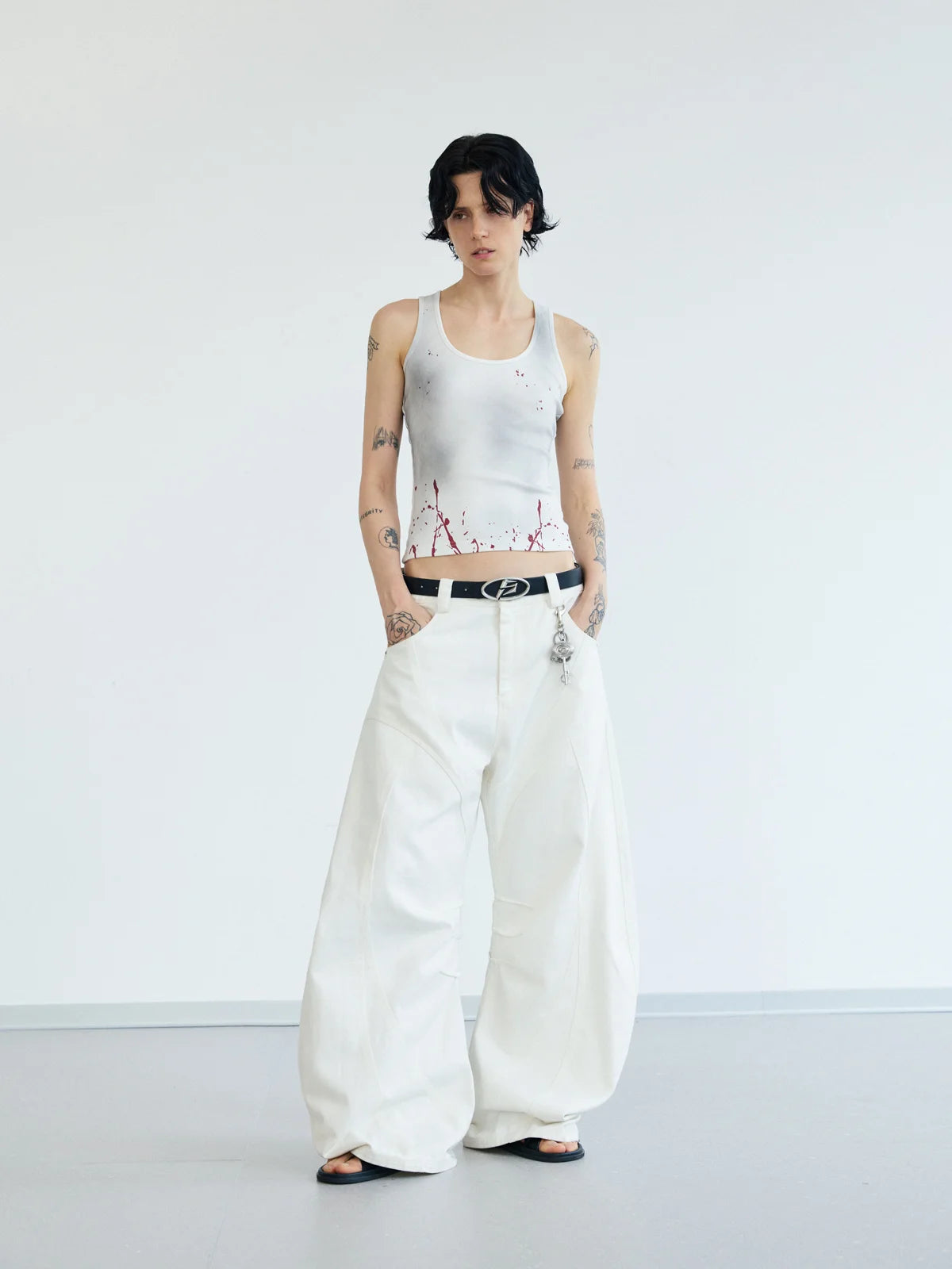 Peoplesense Vintage Splatter Vest