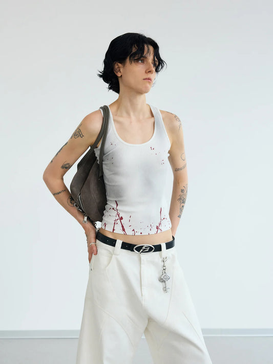 Peoplesense Vintage Splatter Vest