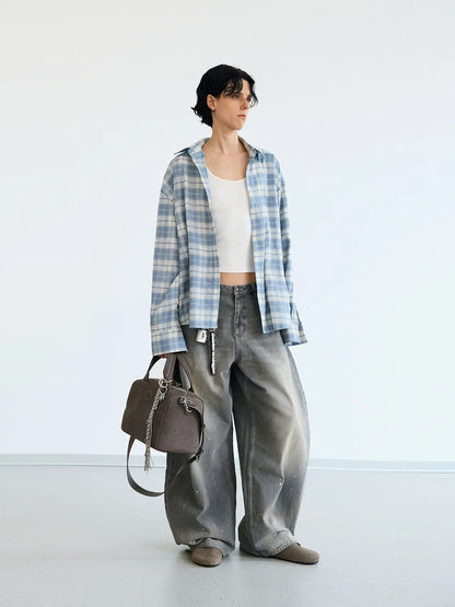 Peoplesense Serene Stripe & Gingham Overshirt