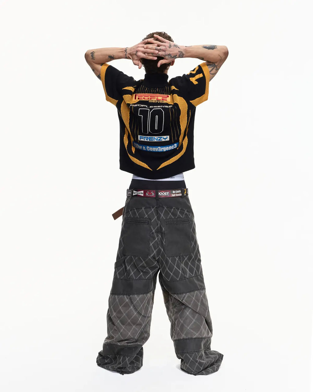 Peoplesense Mechanical Distressed Double-Layer Belt