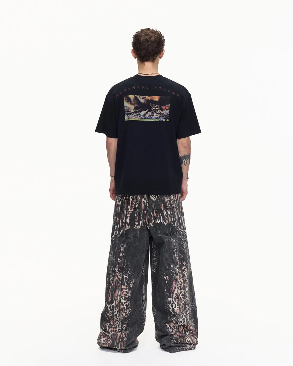 Peoplesense Vintage Washed Football Graphic Tee