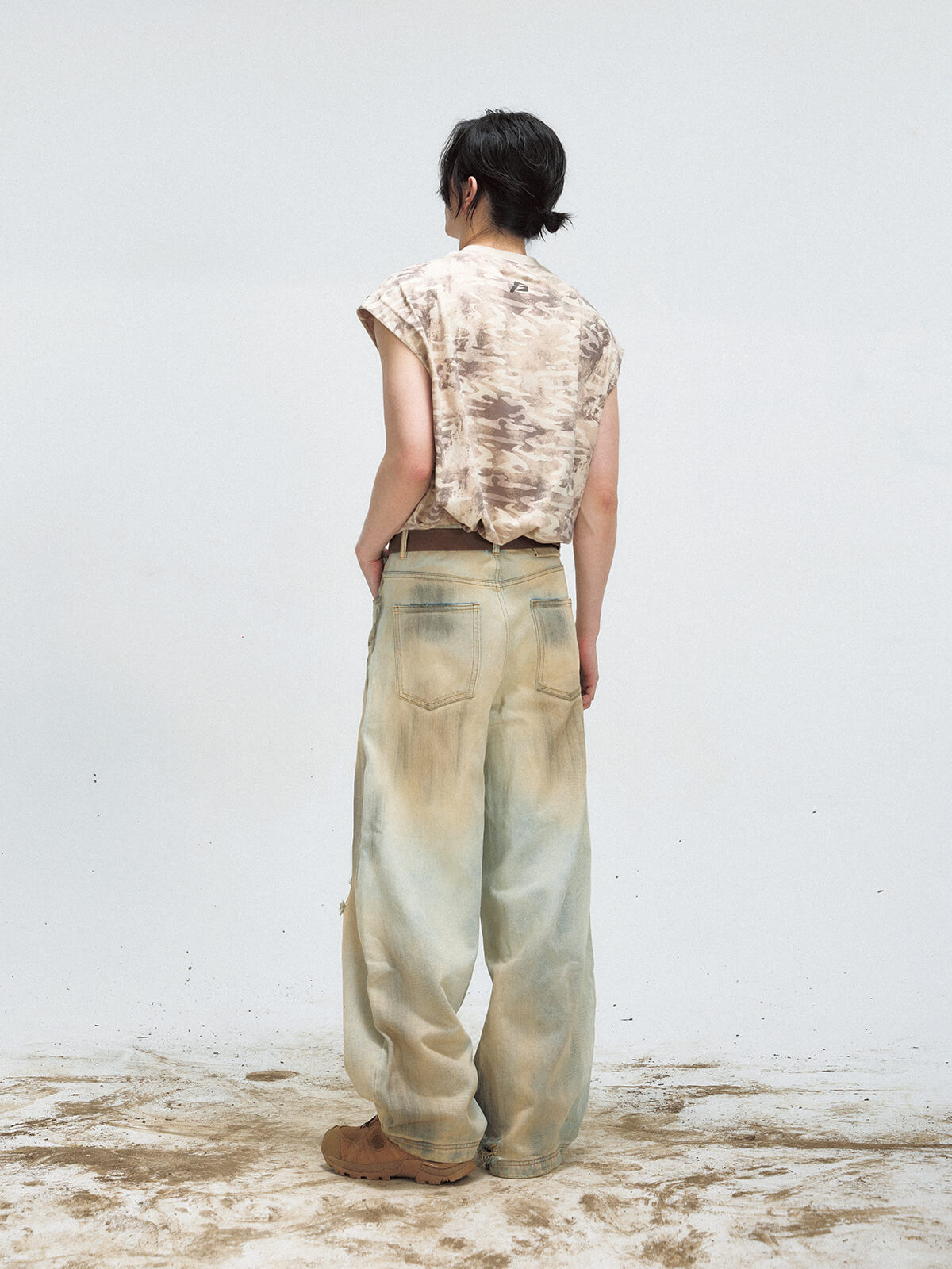 Peoplesense Camouflage Sleeveless Shirt