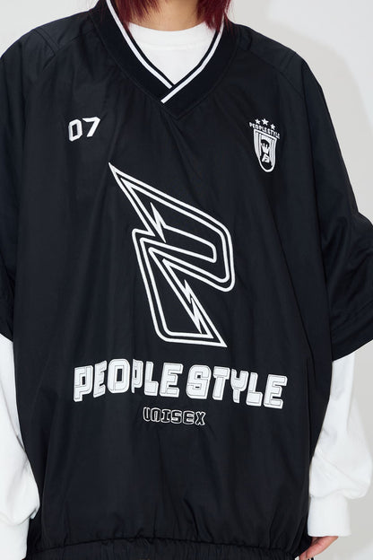 PeopleStyle Embroidered Oversized Sweatshirt