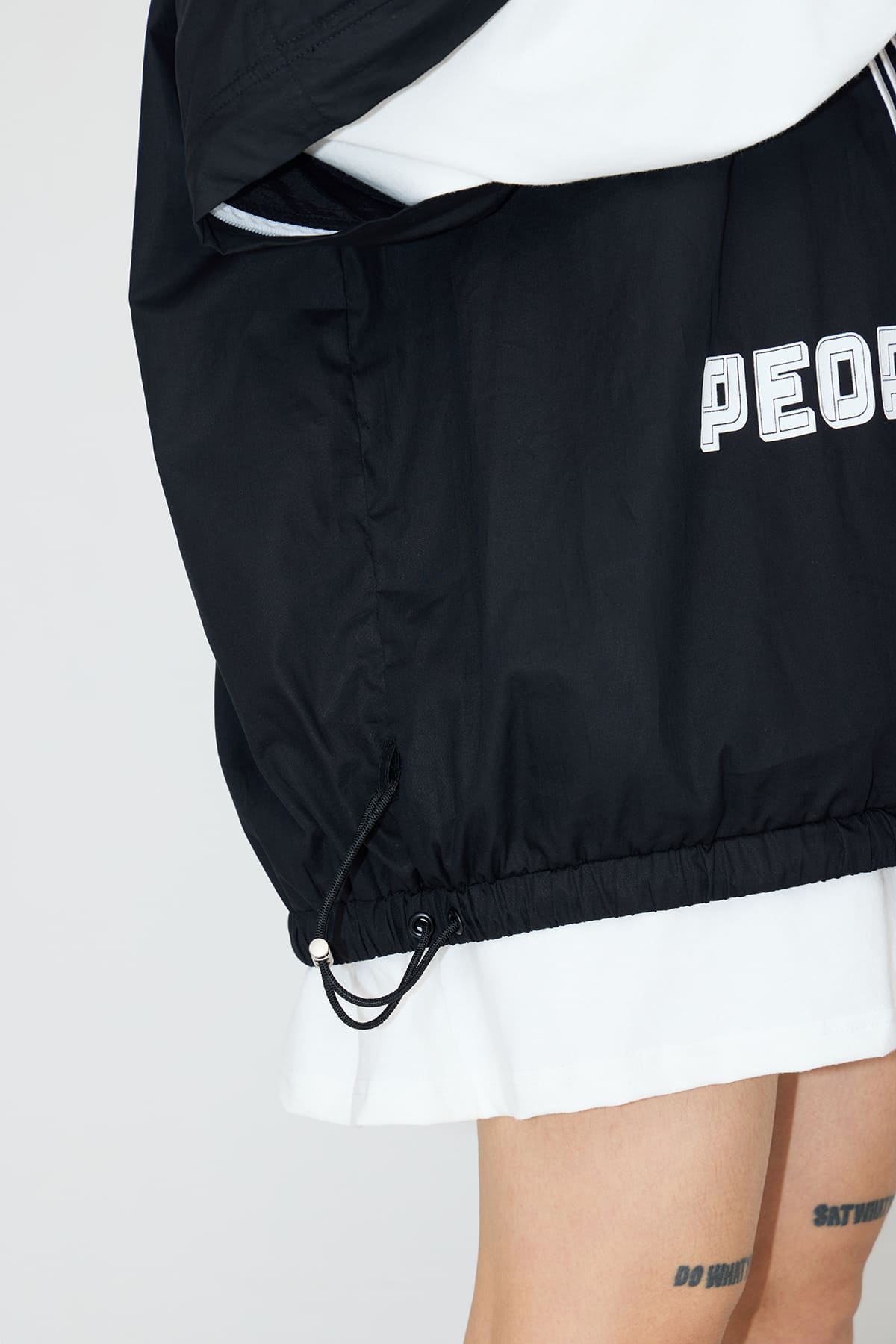 PeopleStyle Embroidered Oversized Sweatshirt