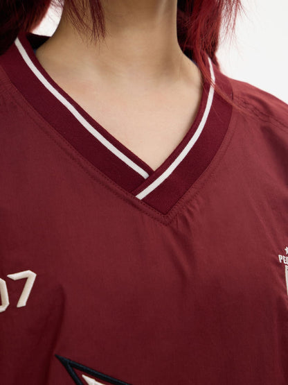 PeopleStyle Embroidered Oversized Sweatshirt