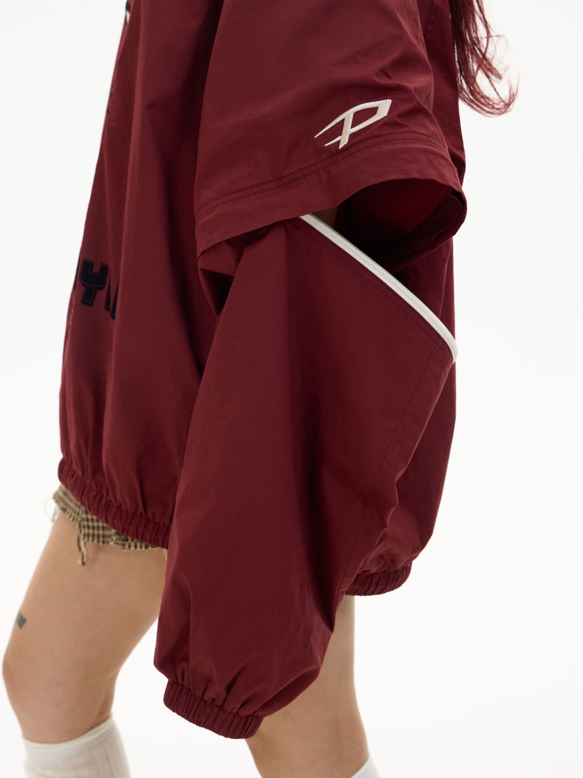 PeopleStyle Embroidered Oversized Sweatshirt