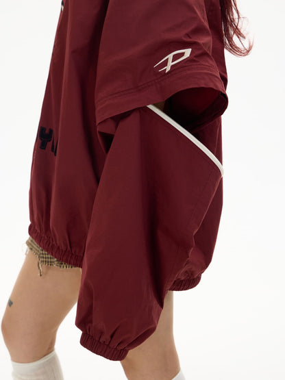 PeopleStyle Embroidered Oversized Sweatshirt