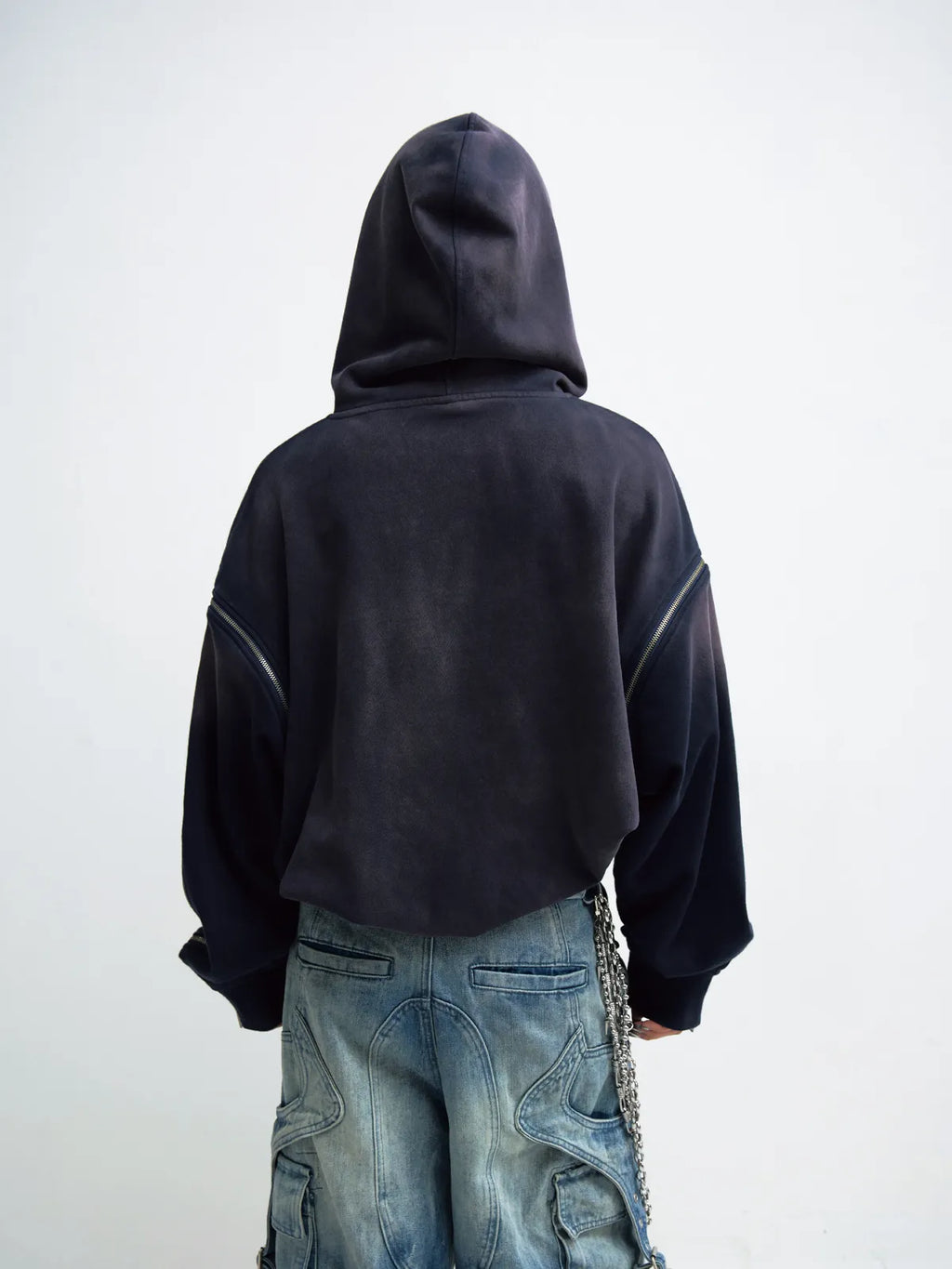 Peoplesense Detachable Embroidered Hoodie