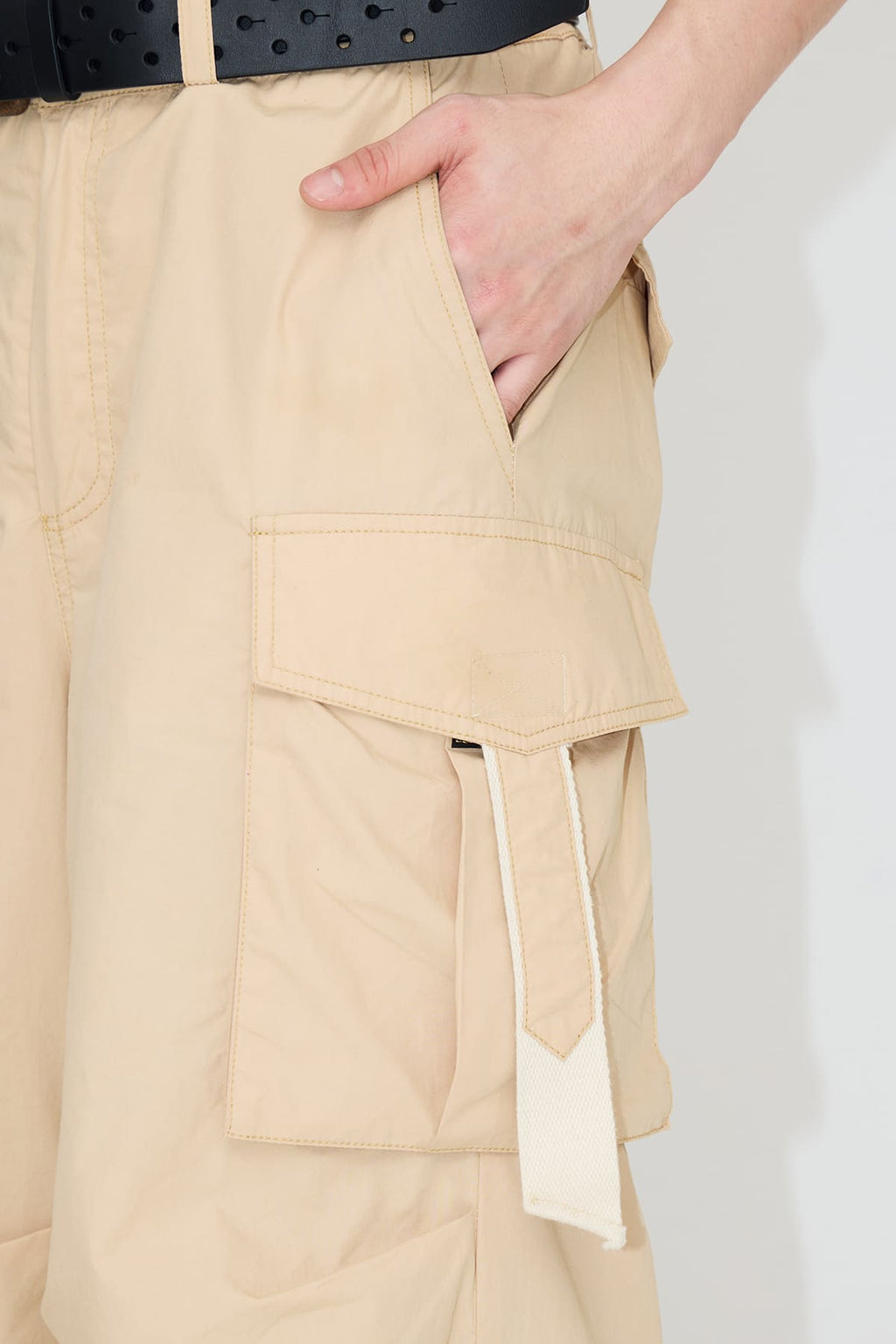 Peoplesense Drawstring Vintage Pleated Pants