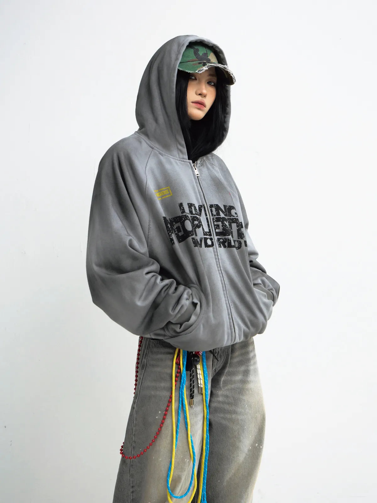Peoplesense Gradient Zip Up Hoodie