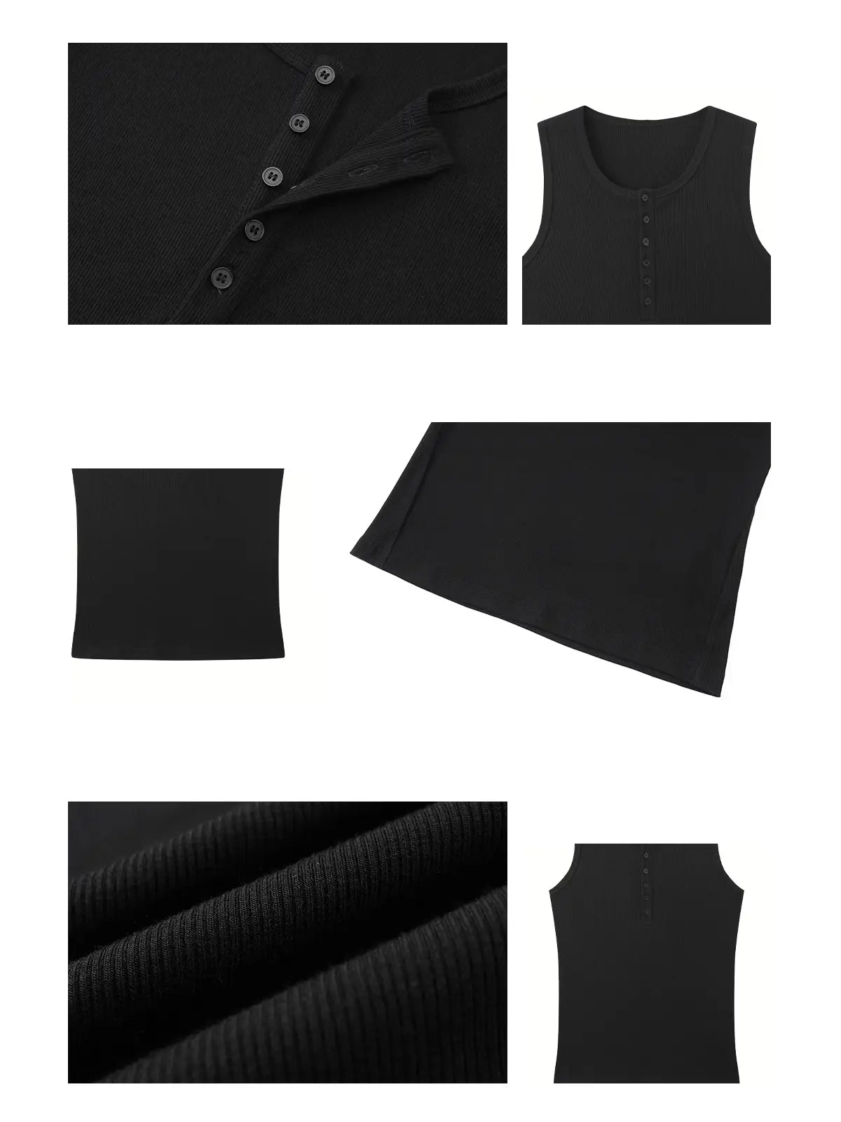 Peoplesense Fluid Rib Adjustable Knit Vest