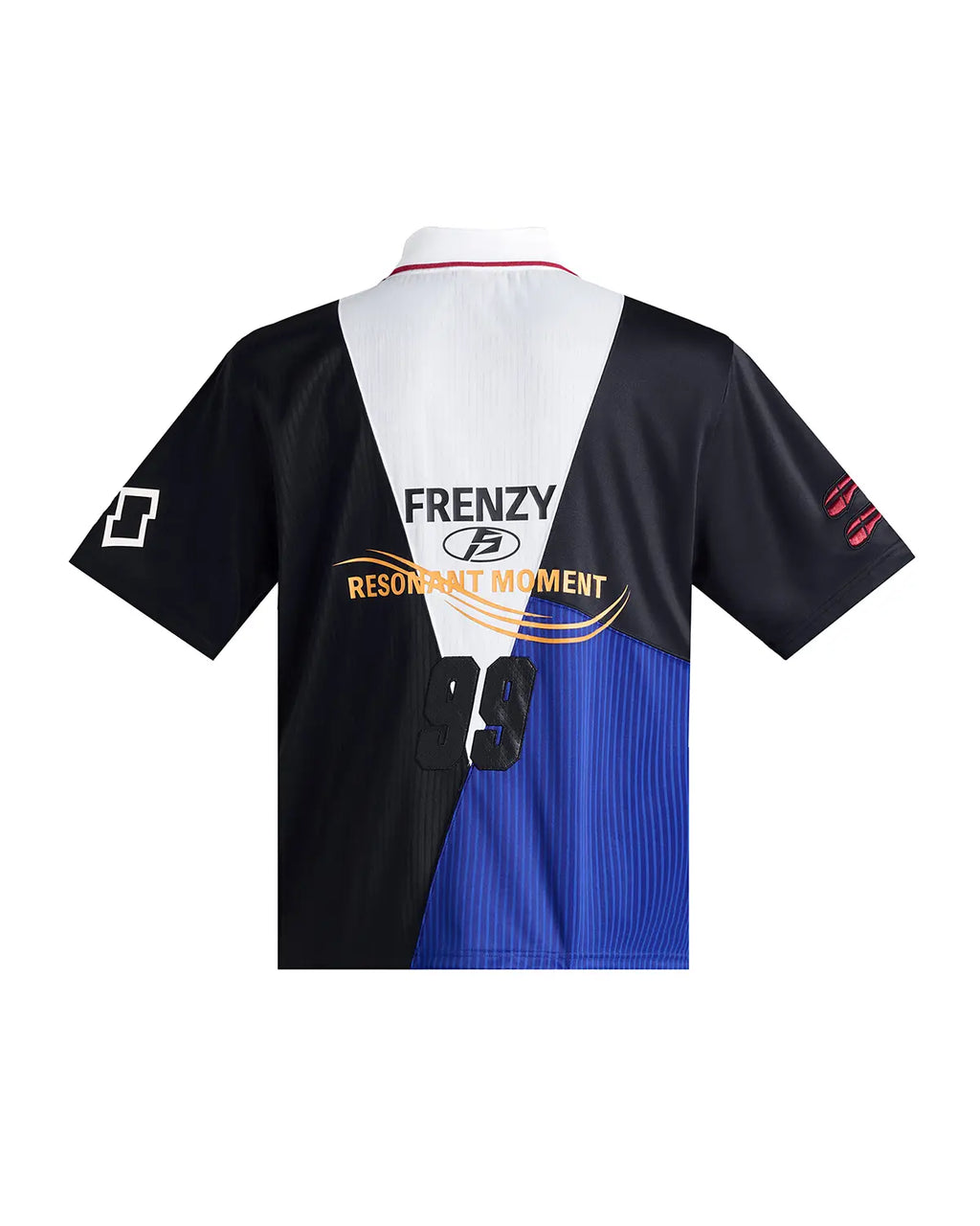 Peoplesense Panel Stitch "Flow Convergence" Football Jersey Polo