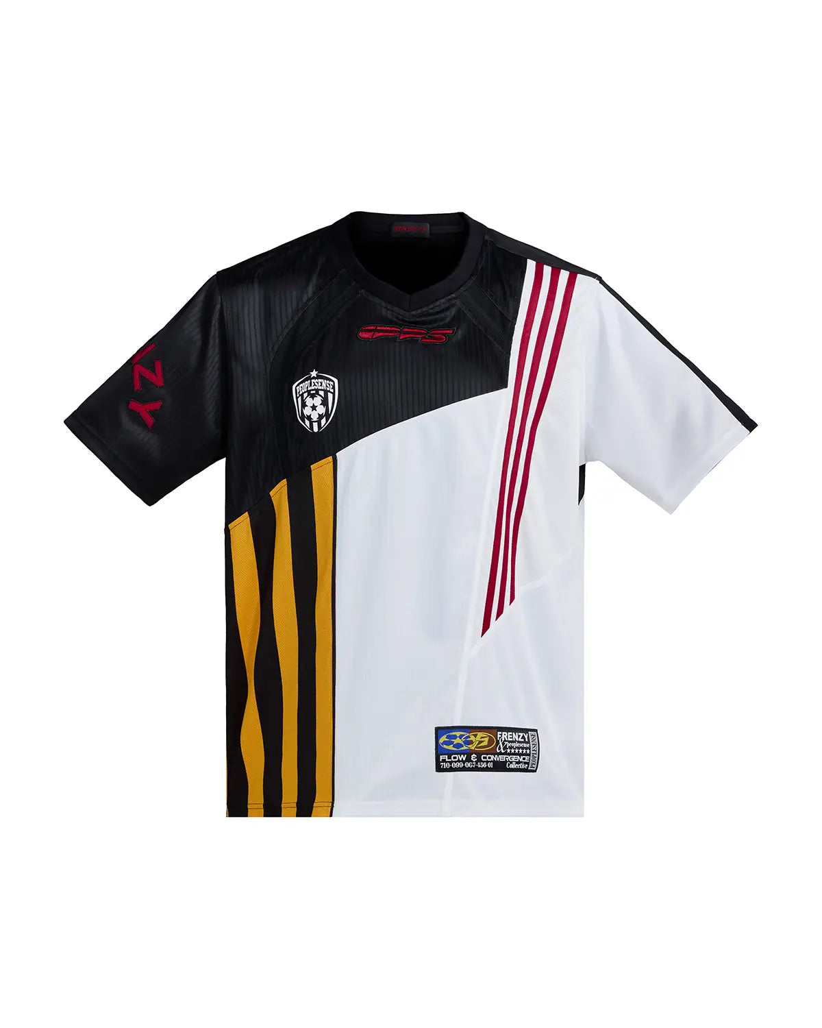 Peoplesense Multi-Panel "Flow Convergence" Jersey Polo