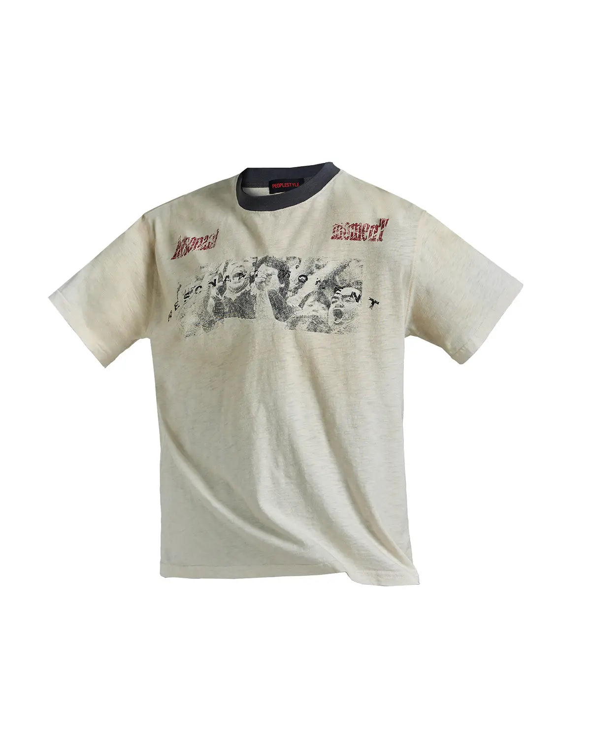 Peoplesense Vintage Slub Spray Fade Tee