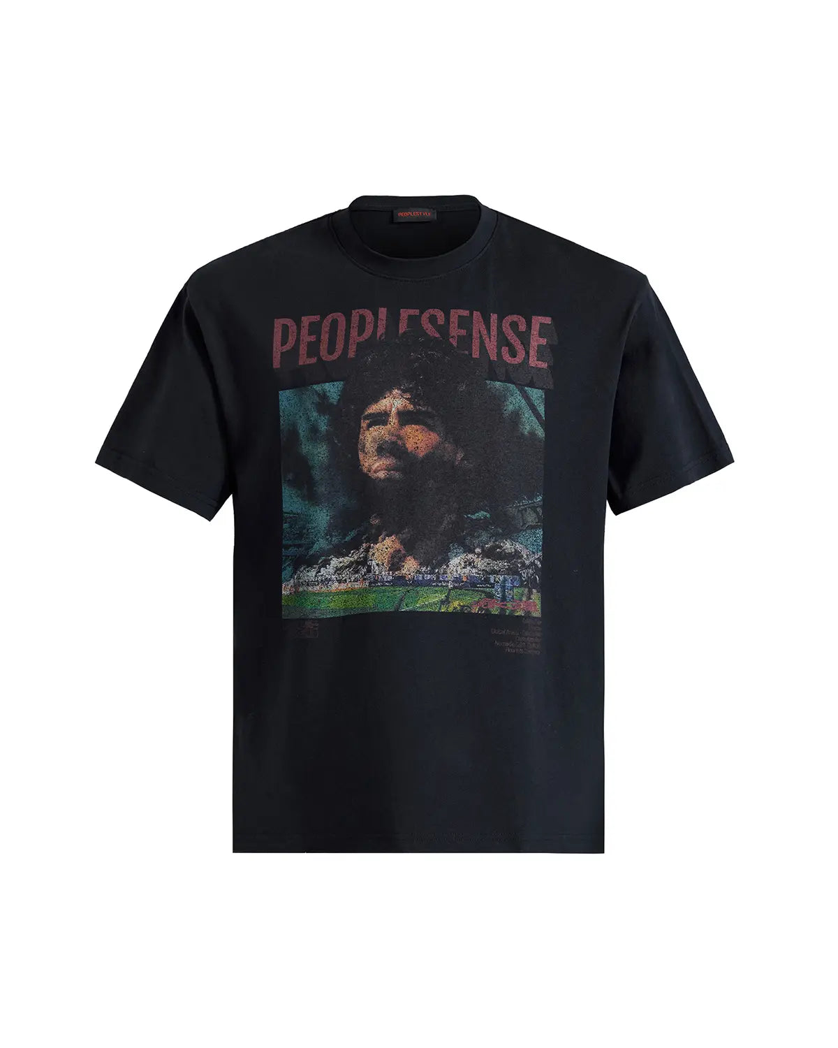 Peoplesense Vintage Washed Football Graphic Tee
