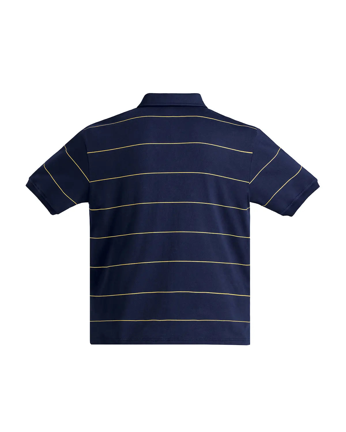 Peoplesense Gold Pinstripe Quick-Dry Polo
