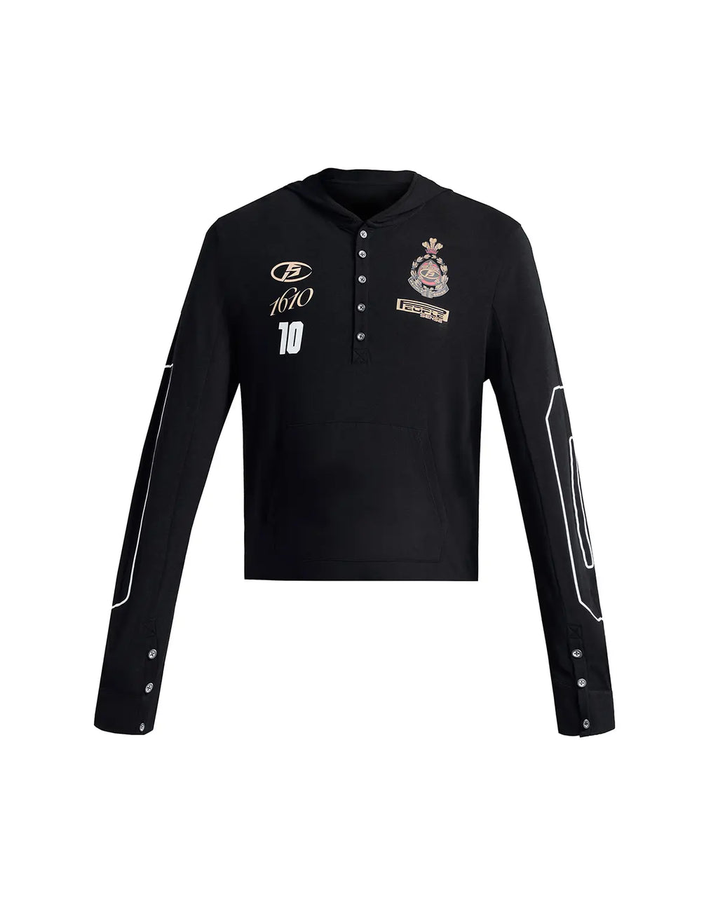 Peoplesense Bamboo Stretch Fitted Football Hoodie