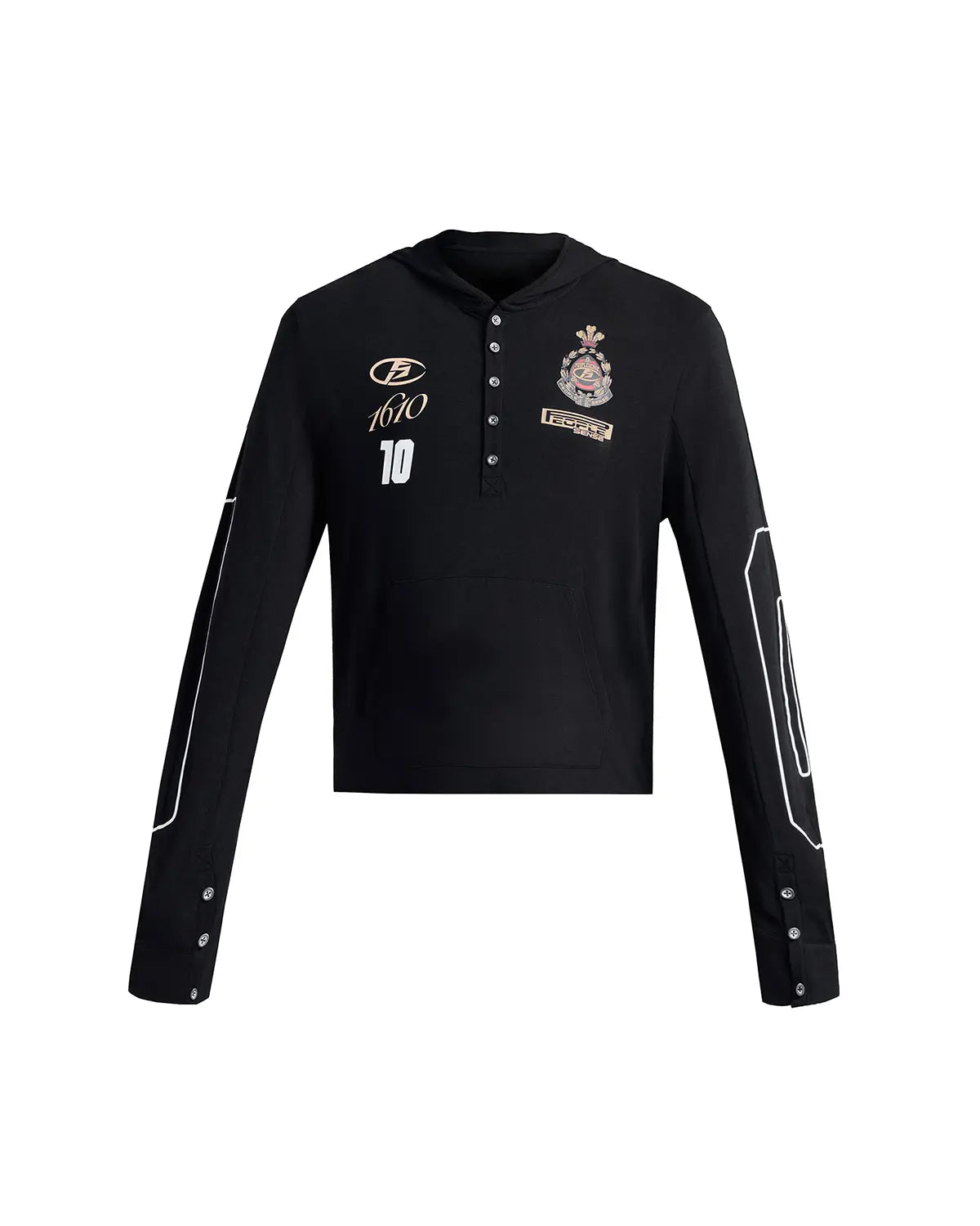 Peoplesense Bamboo Stretch Fitted Football Hoodie
