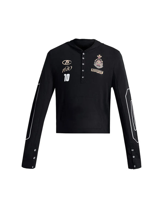 Peoplesense Bamboo Stretch Fitted Football Hoodie