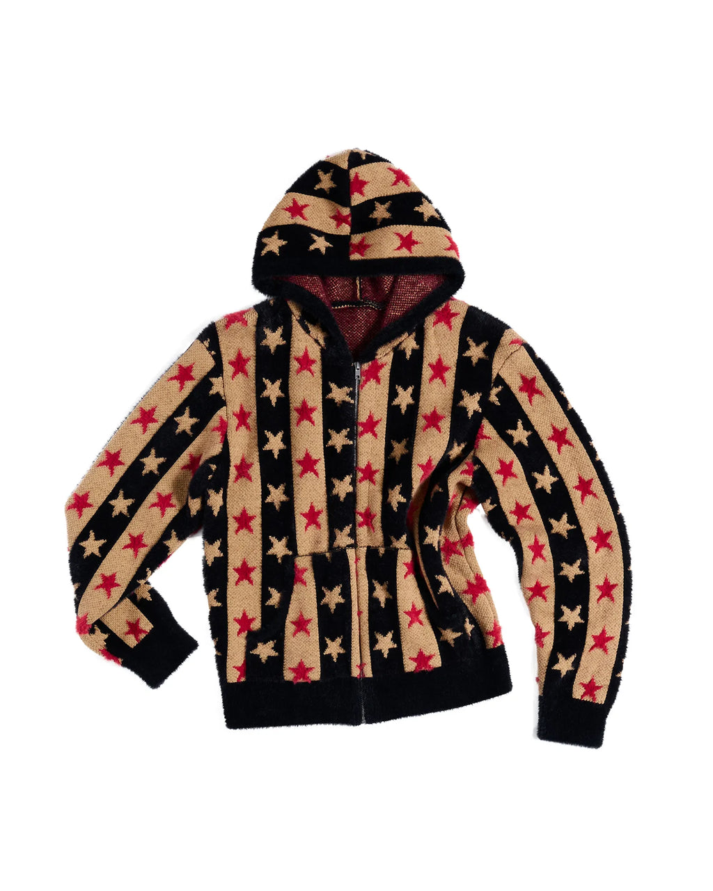 Peoplesense Star Stripe Jacquard Knit Cardigan