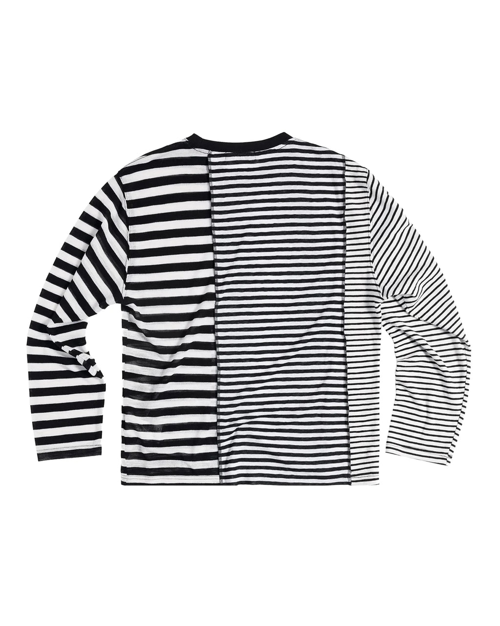 Peoplesense Mixed-Stripe Panel T-Shirt
