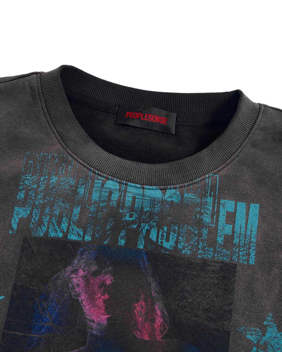 Peoplesense Blurred Figure Long Sleeve T-Shirt