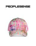 Peoplesense Retro Plaid Trucker Mesh Cap