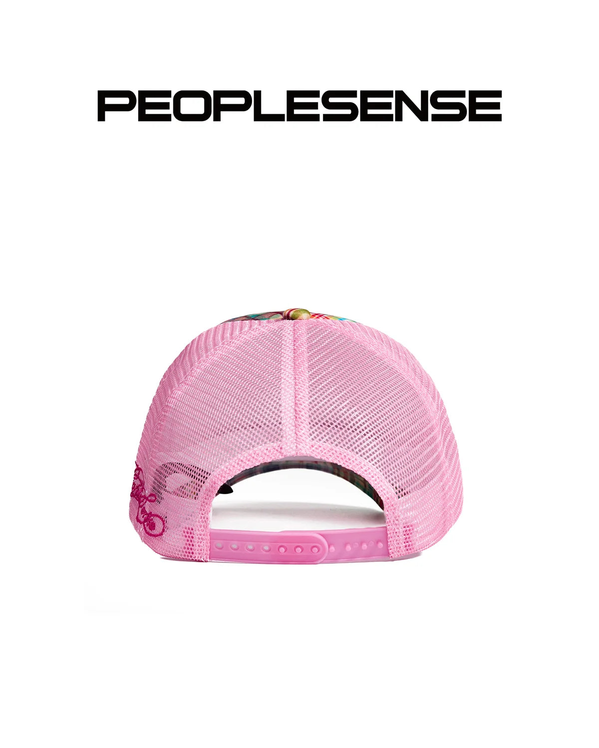 Peoplesense Retro Plaid Trucker Mesh Cap