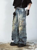 Peoplesense Paint Splatter Ripped Jeans