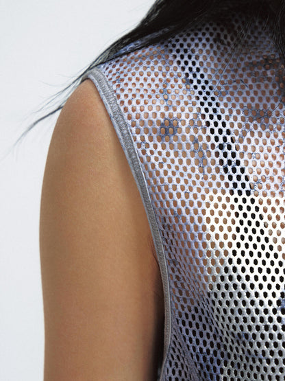 Peoplesense Mesh Cutout Tank Top