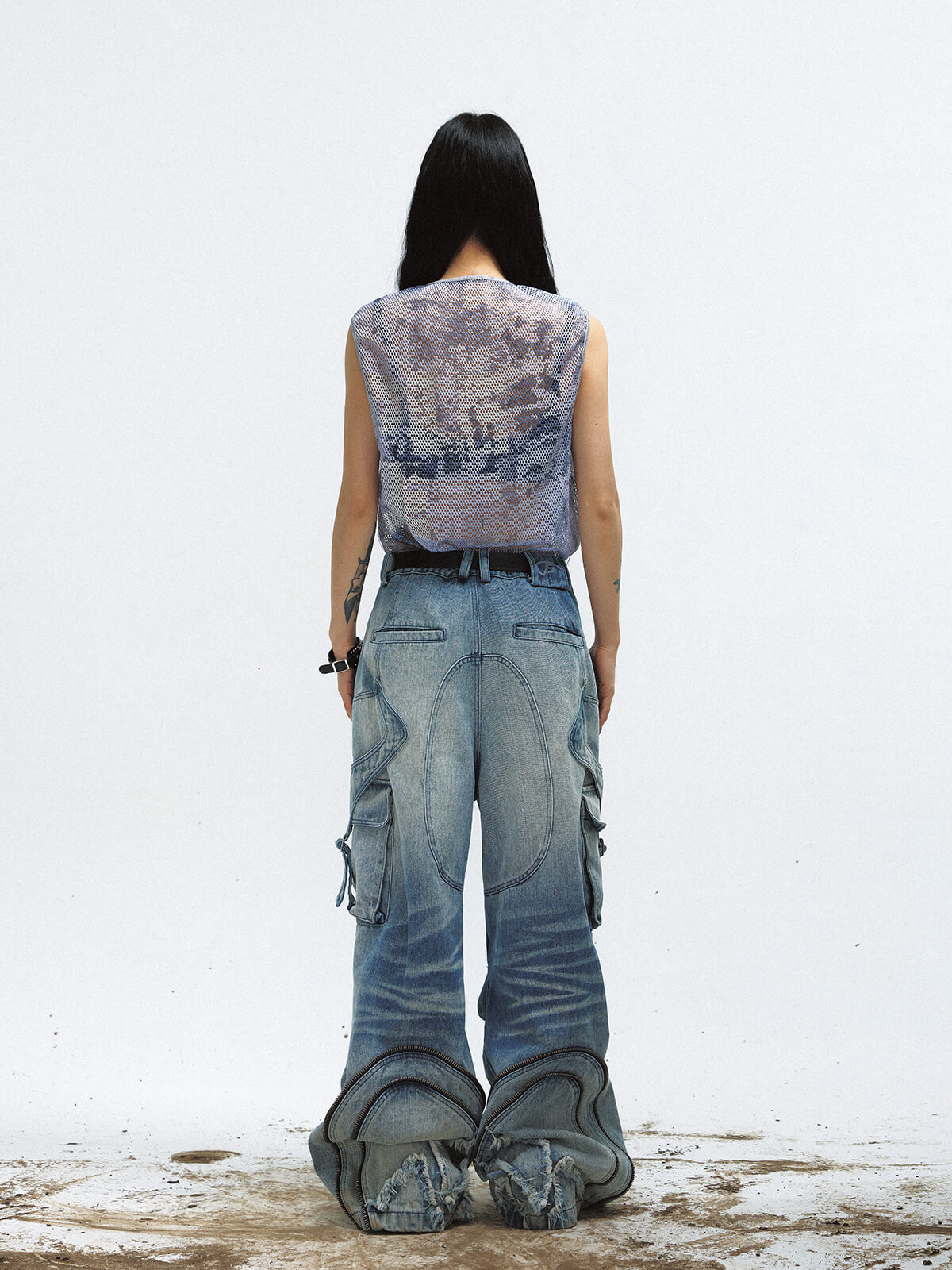 Peoplesense Mesh Cutout Tank Top