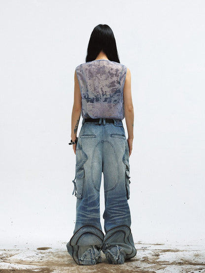 Peoplesense Mesh Cutout Tank Top